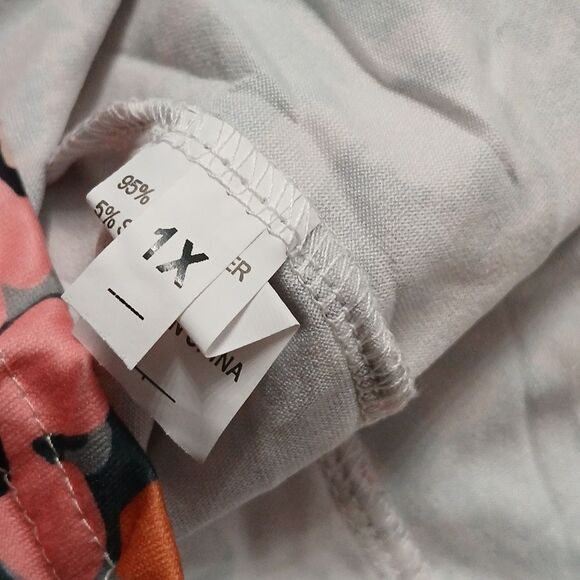 Floral print midi soft dress with pockets casual  Sz 1X NWOT - Picture 9 of 9